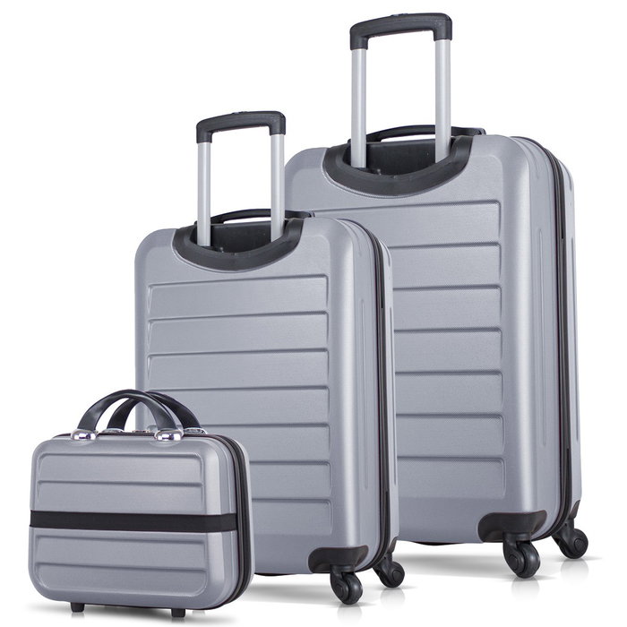Zoozie Bags Juego de maletas de 3 piezas Gris Zoozie Bags Juego de maletas de 3 piezas Gris